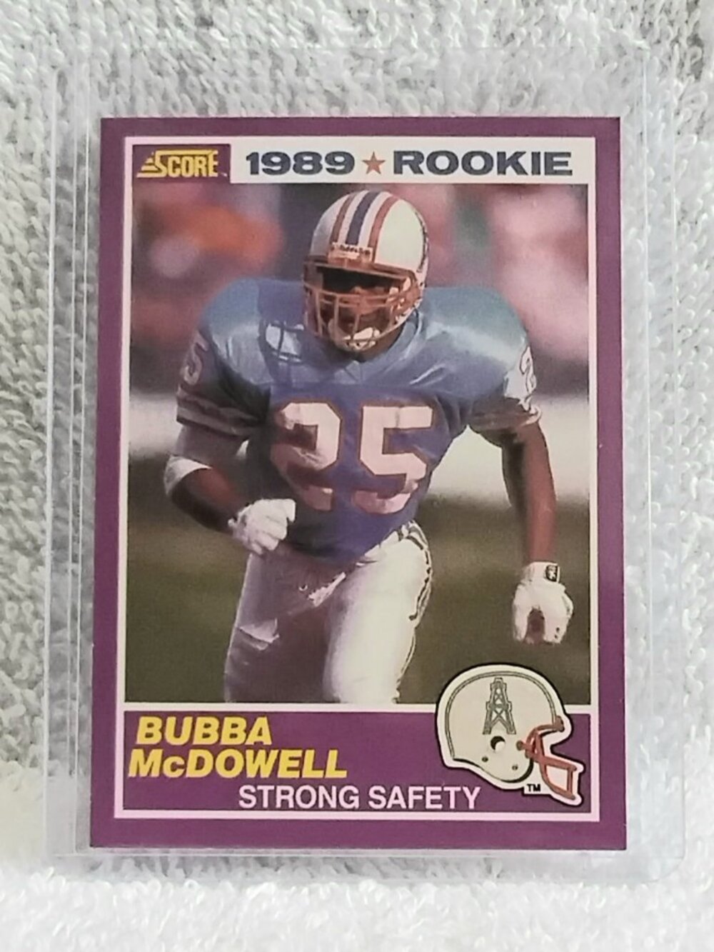 5/$20 Mint 1989 Score Bubba McDowell NFL Supplemental 1989 Rookie Card 427S!!